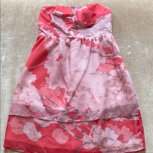 BRAND NEW The Limited Floral Strapless Dress